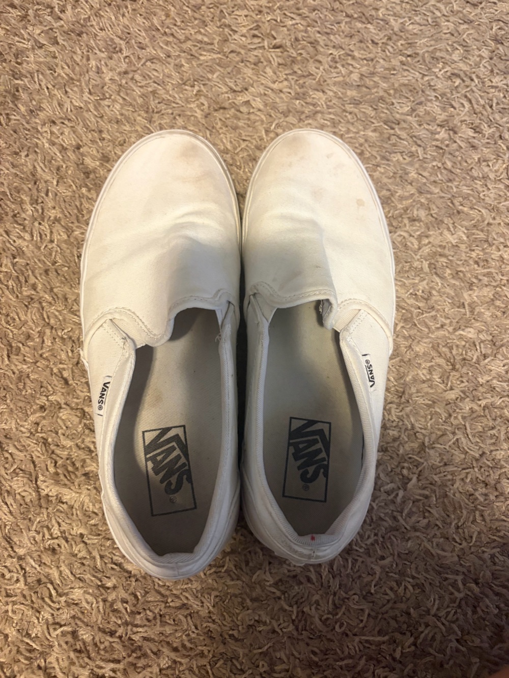 Women’s White Vans